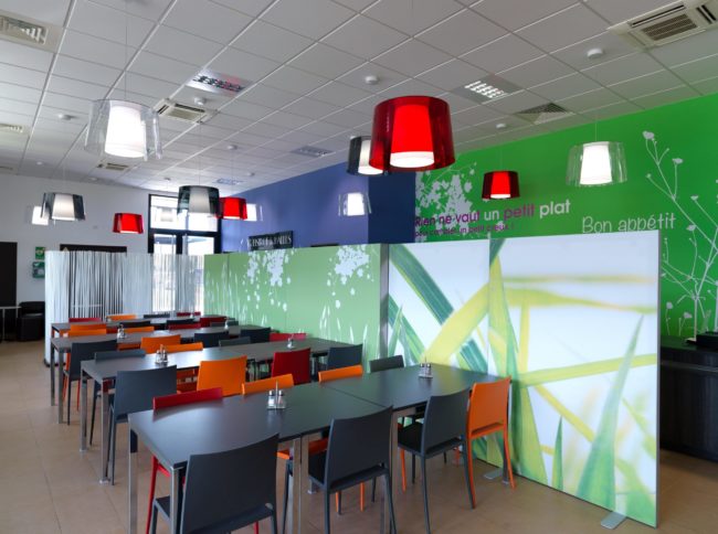 cadres acoustiques imprimés sur pieds