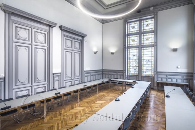 murs acoustiques colorés