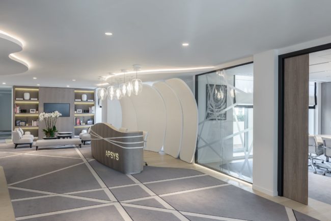 plafond acoustique blanc