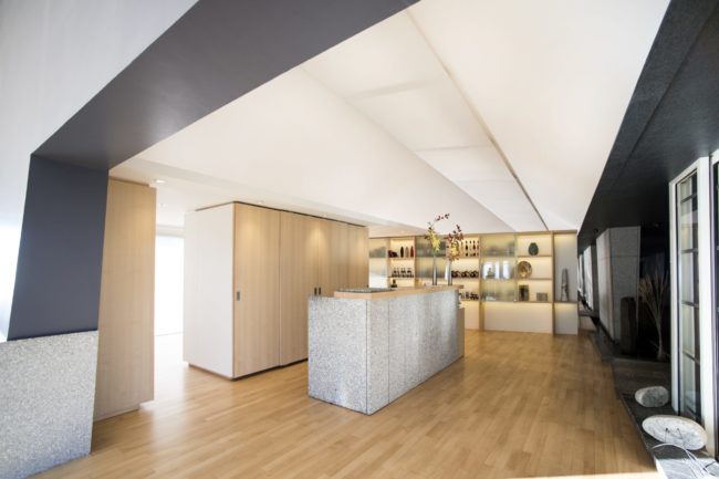 plafond rétroéclairé blanc