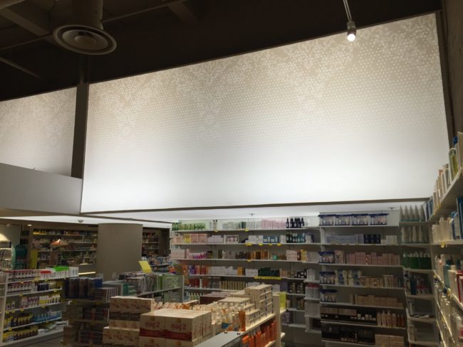 système rétroéclairé et imprimé