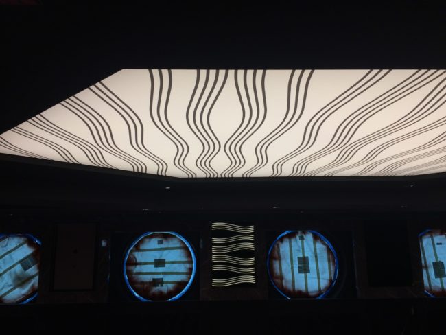 plafond imprimé et rétroéclairé