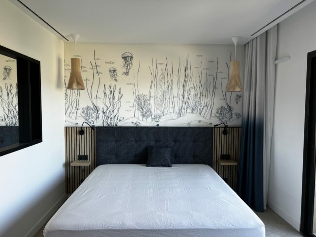 mur tendu acoustique et imprimé