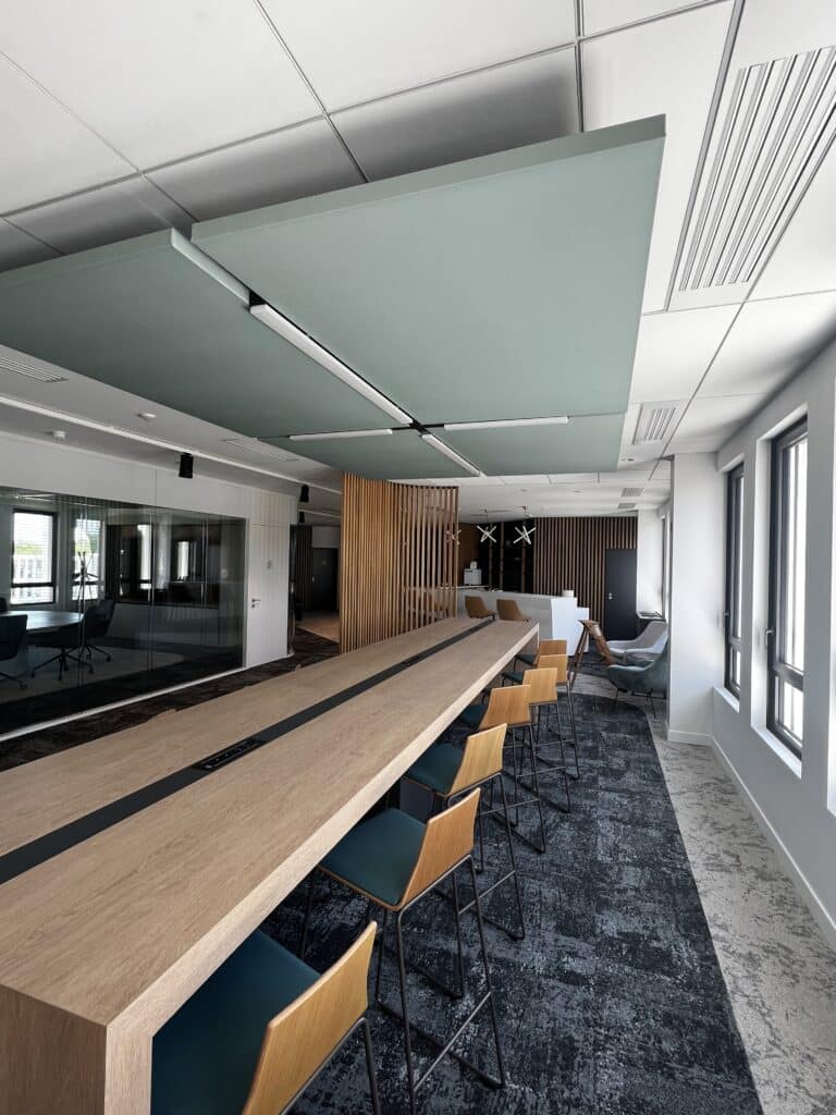 suspended acoustic frames