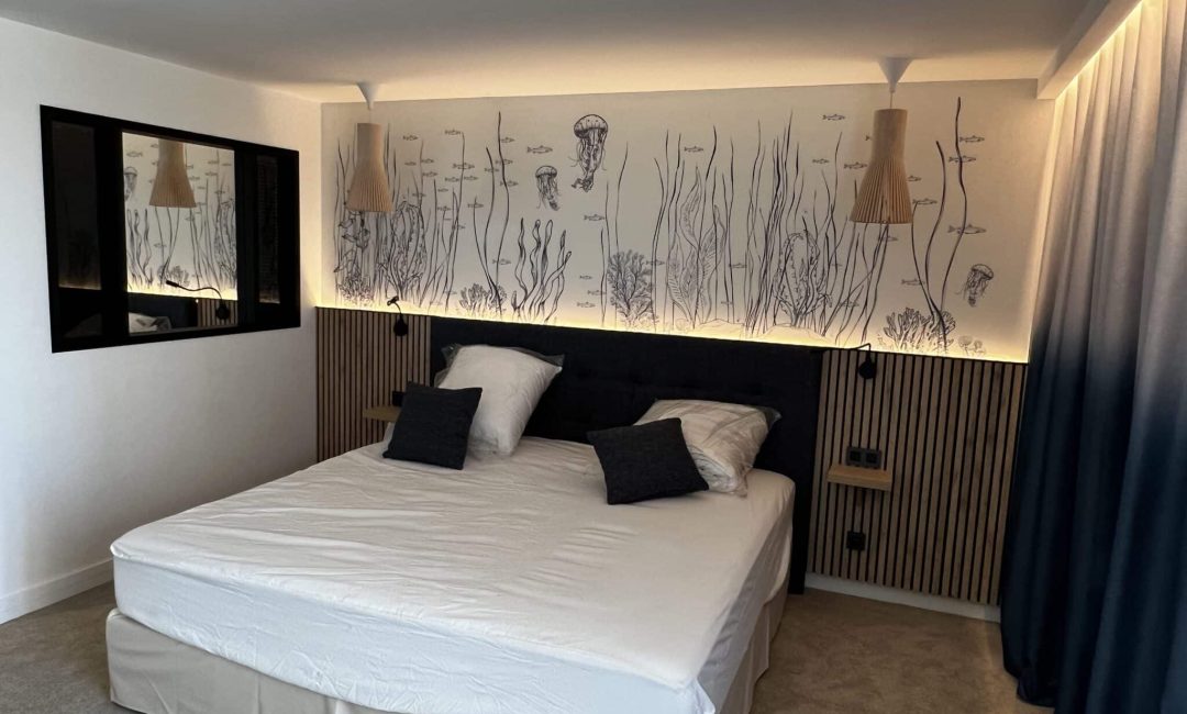 mur tendu acoustique personnalisé