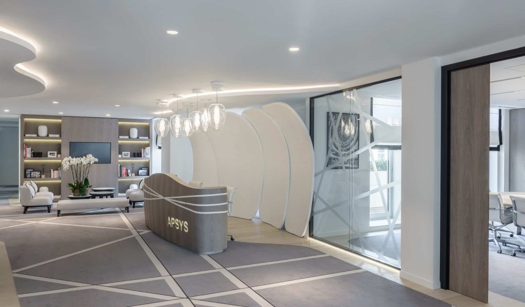 plafond acoustique blanc