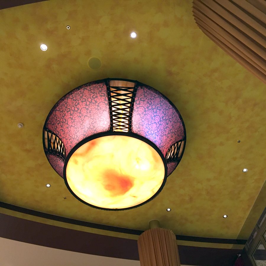 Plafond imprimé, réf. ALYOS design Détail du Comedy Club, A34, Chantiers de l'Atlantique